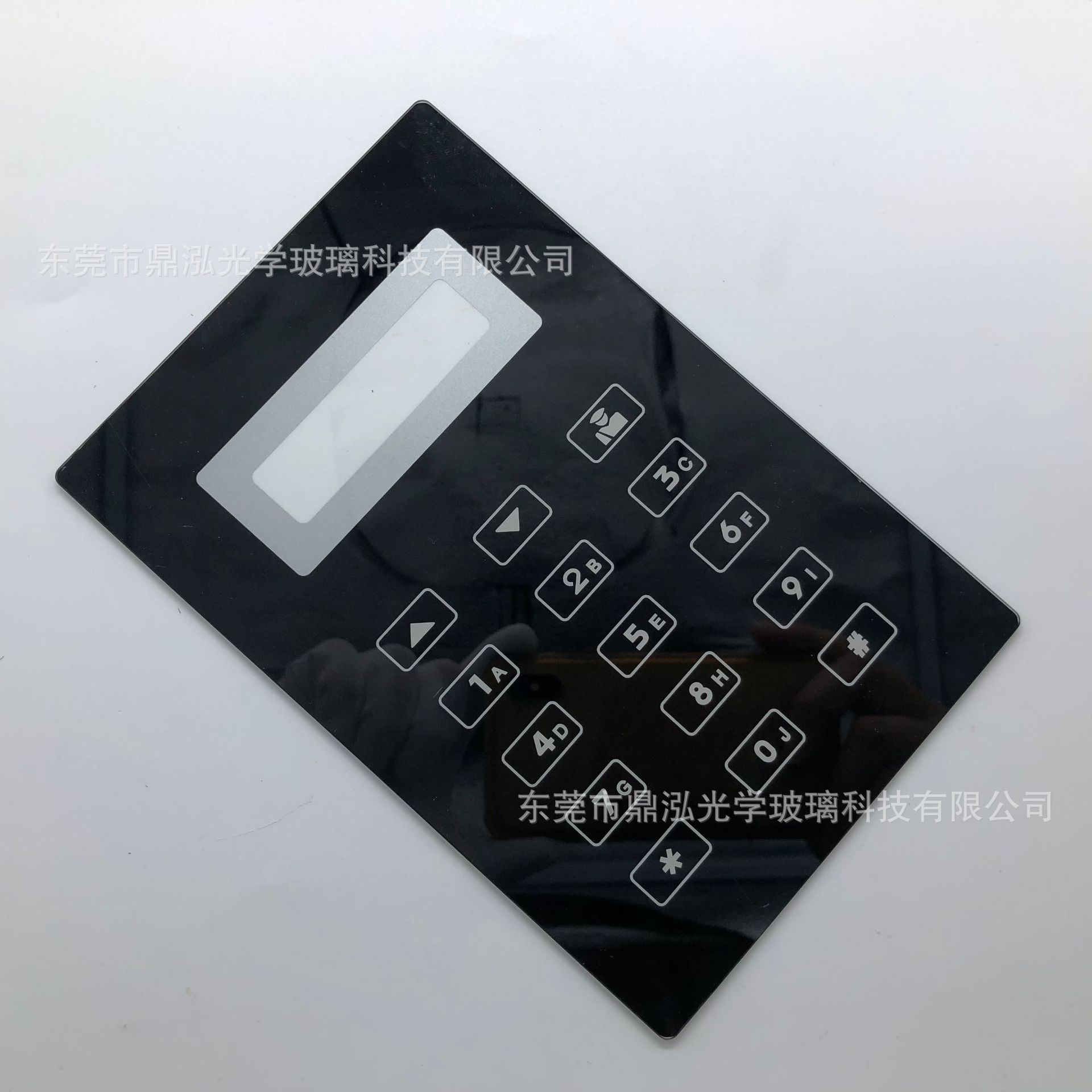 电器弯钢玻璃盖板